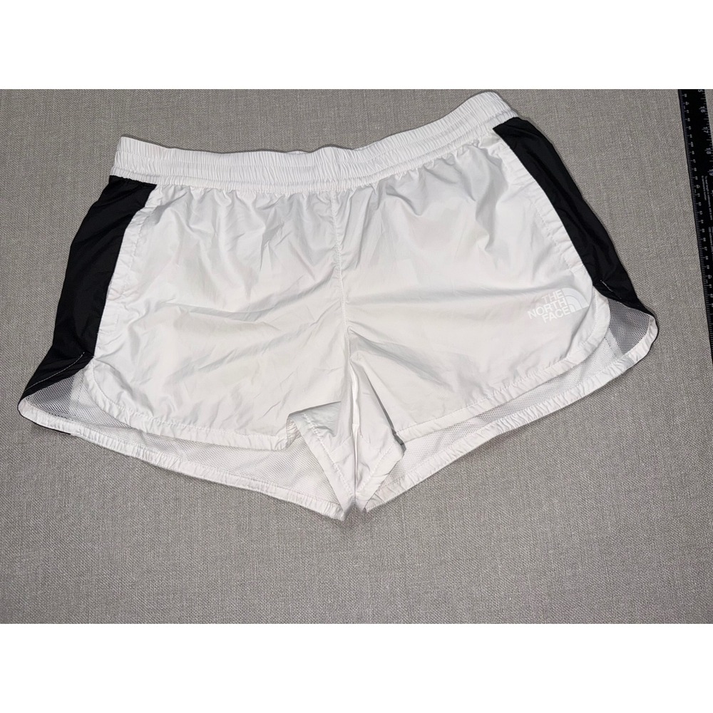 The North Face Hydrenaline Shorts Womens‎ Large White Black WindWall Running L